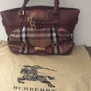 SOLD SOLD   SOLDBurberry bridle lynher tote purse